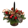 Christmas Arrangement in a Pot